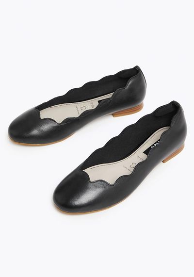 Wide Fit Leather Pumps from M&S