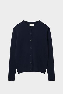 The Classic Crew Cardigan from Navy Grey