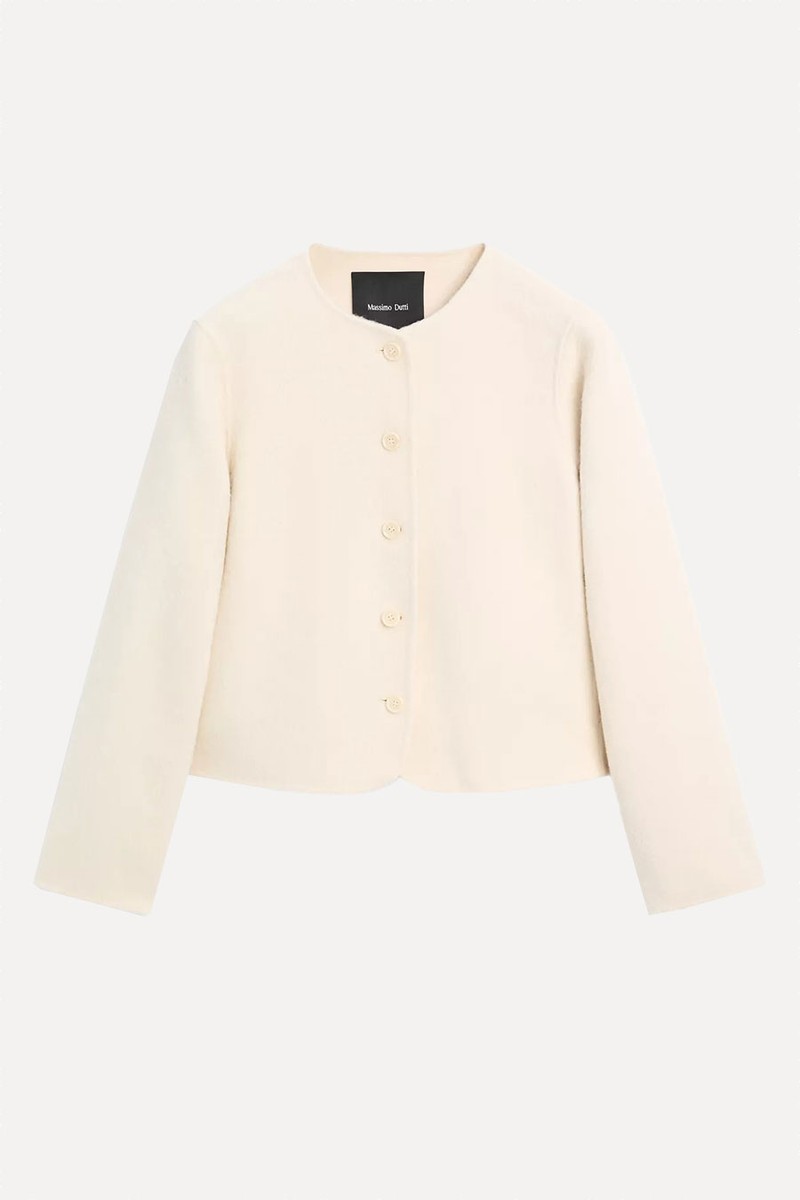 Short Wool Blend Jacket