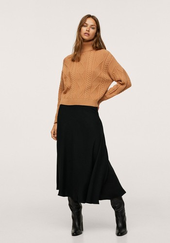 Fluid Midi Skirt from Mango