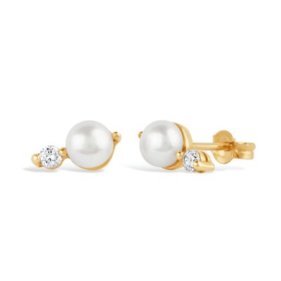 Shuga Double Pearl Studs from Dinny Hall