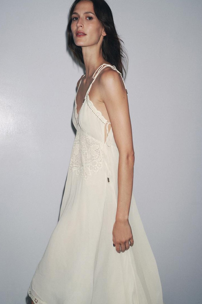 Asymmetric Crochet Dress