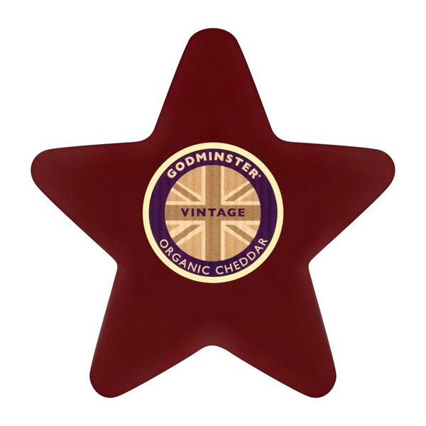 British Star-Shaped Vintage Organic Cheddar from Godminster