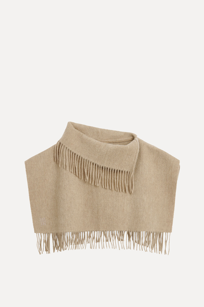 Turtla Wool Fringe Bib  from By Malene Birger
