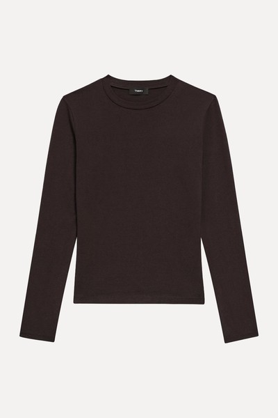 Tiny Long-Sleeve Tee from Theory