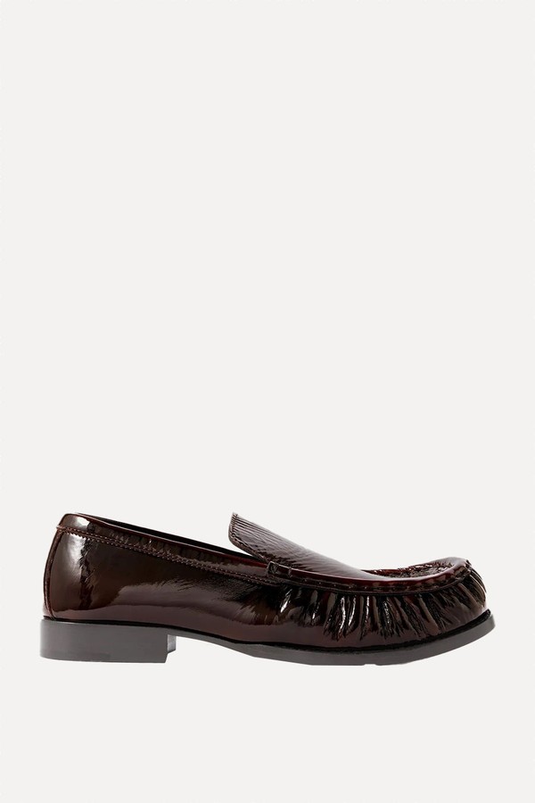 x from Patent Crinkled-Leather Loafers, £660 | Dries Van Noten