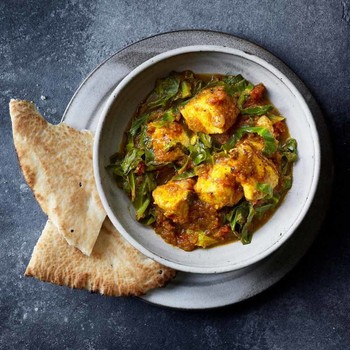 Chicken Curry With Baby Leaf Greens