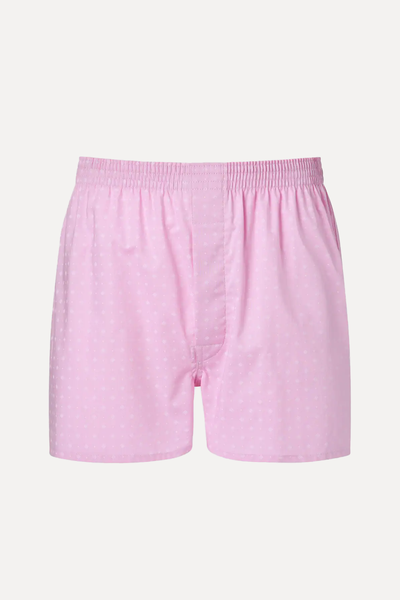 Woven Patterned Boxer Shorts from Uniqlo