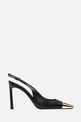 Toecap Slingback Leather Pumps from Sergio Rossi