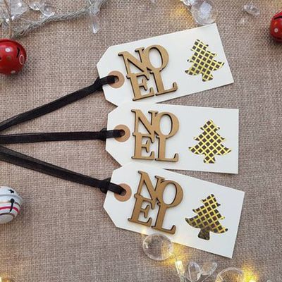 Luxury Christmas Handmade Tags