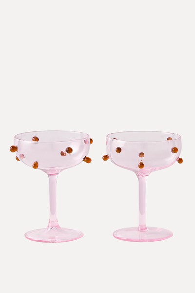 2 Champagne Coupes from Maison Balzac