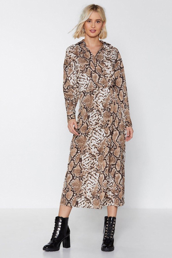 Full on Snake Maxi Dress