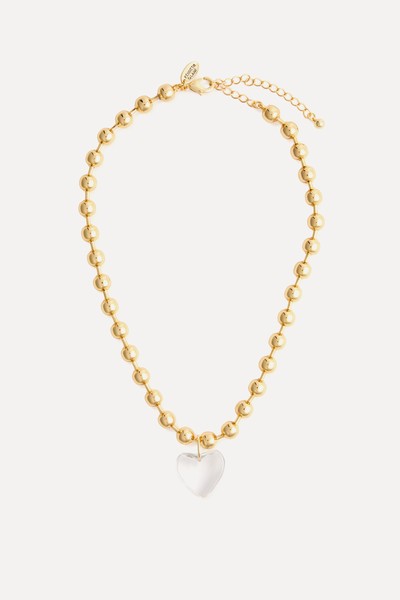 Heart Beaded Necklace from Kenneth Jay Lane