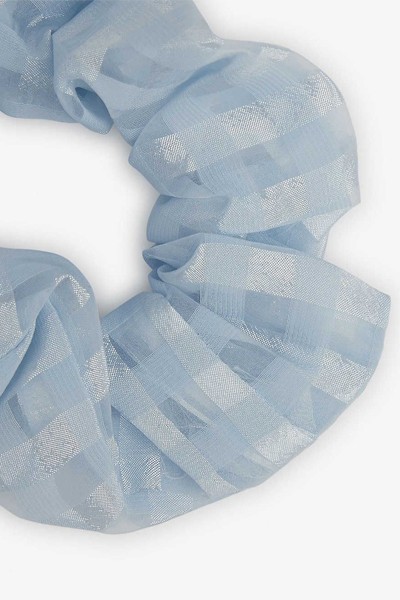 Gingham Print Woven Scrunchie from Stine Goya