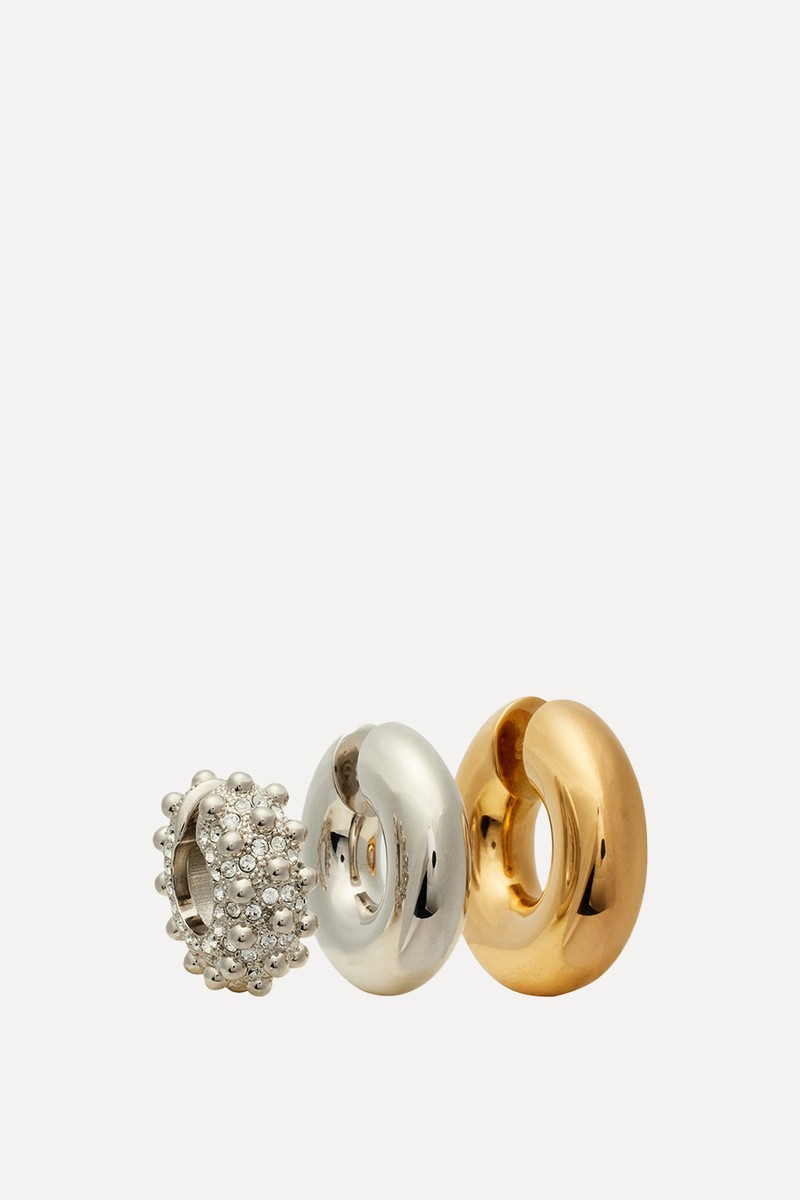 Set Of 3 Ear Cuffs from Rabanne
