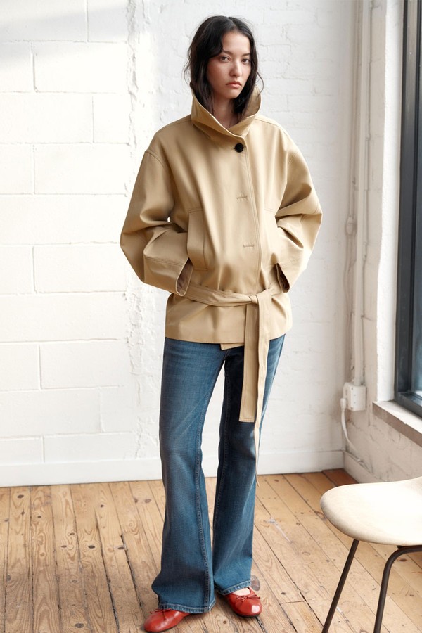 Short Trench Coat With Belt from Zara