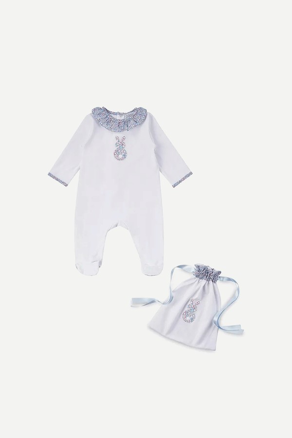 Baby Liberty Print Flopsy Eloise Sleepsuit & Gift Bag Set from Trotters