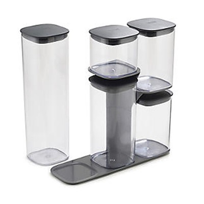 Podium 100 Glass Storage Container Set & Stand from Joseph Joseph