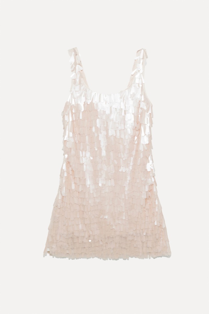 Onyx Sequin Mini Dress from Simkhai