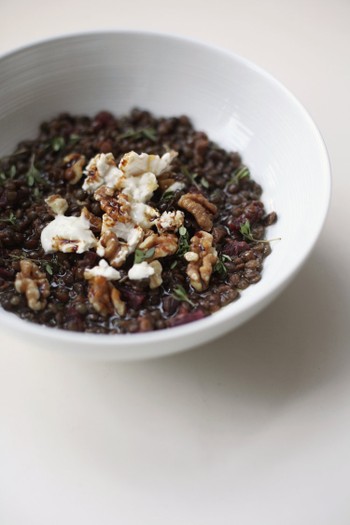 Lentils & Goats Cheese