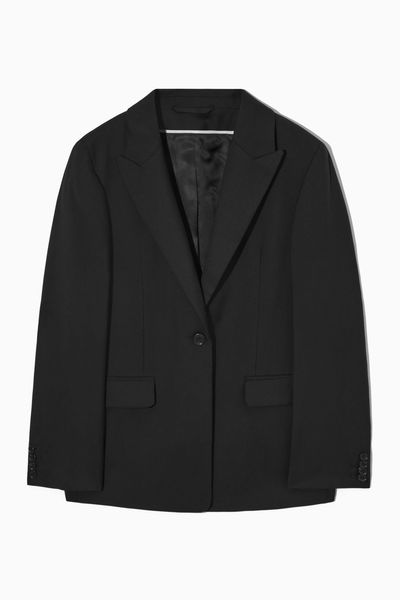 Single-Breasted Wool Blazer  from COS