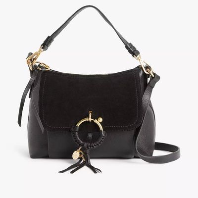 Joan Suede Leather Small Satchel Bag from See By Chloé