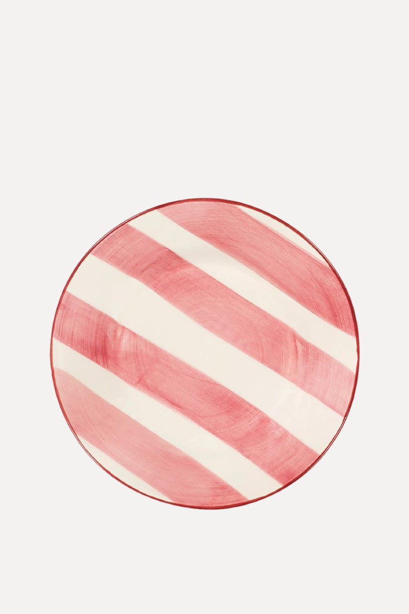 Posy Striped Plate from Anna + Nina