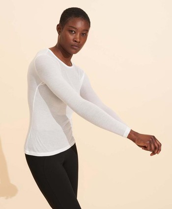 Alice Rib Long Sleeve Top