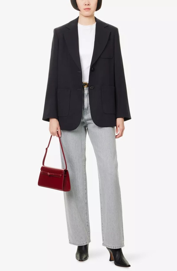 Bankes Dickey Notch-Lapels Woven Jacket