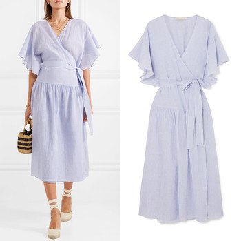 Lolita Cotton-Gauze Wrap Dress from Vanessa Bruno