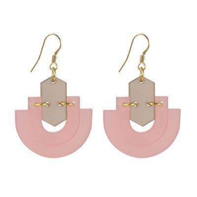 Half Hoops Drop Earrings from John Lewis