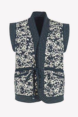 Devin Reversible Cotton Twill Quilted Gilet from By Iris