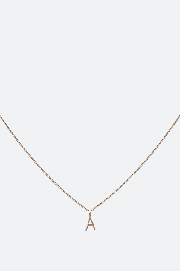 Express Initial Necklace from Aurum + Grey