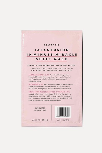 Japanfusion™ 10-Minute-Miracle Sheet Mask from Beauty Pie