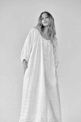 The Blousy Linen Dress  from Deiji Studios 