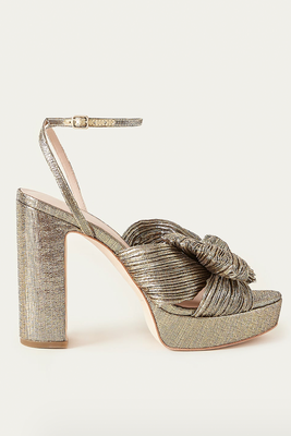 Natalia Bow-Embellished Platform Sandals from Loeffler Randall