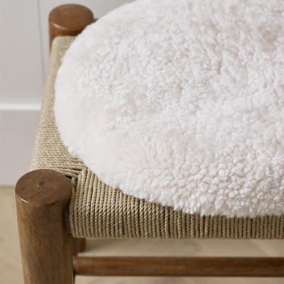 Curly Sheepskin Seat Pad from The White Company