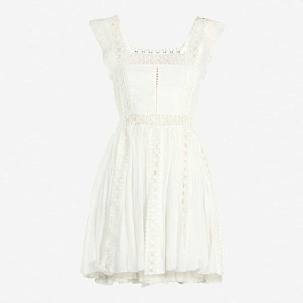 Verona Ruffle-Trimmed Mini Dress from Free People