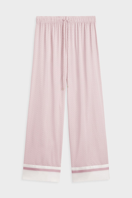 Print Satin Trousers from Oysho