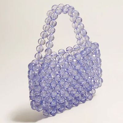 Beaded See Though Bag from Mango