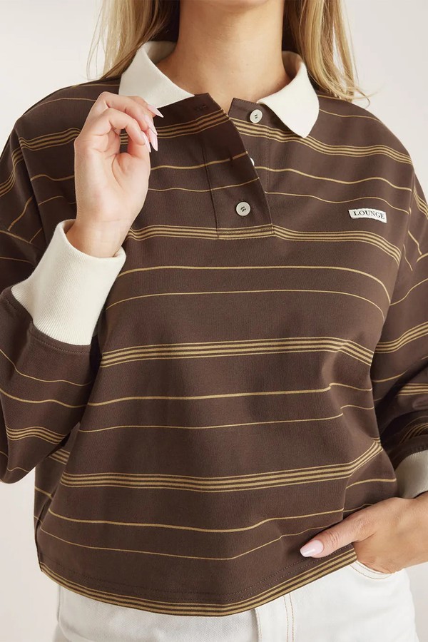 Striped Rugby Shirt from Lounge