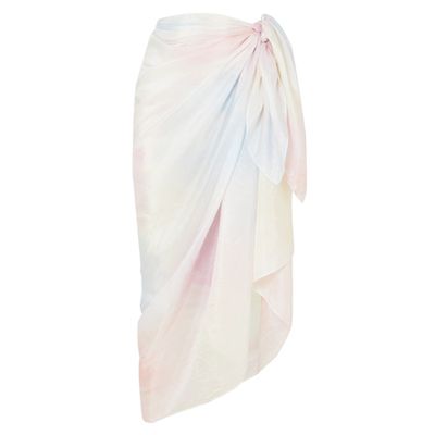 Noa Tie-Dyed Silk-Voile Pareo from LoveShackFancy