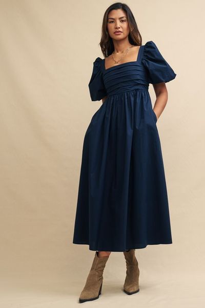 Nova Midi Smock Dress