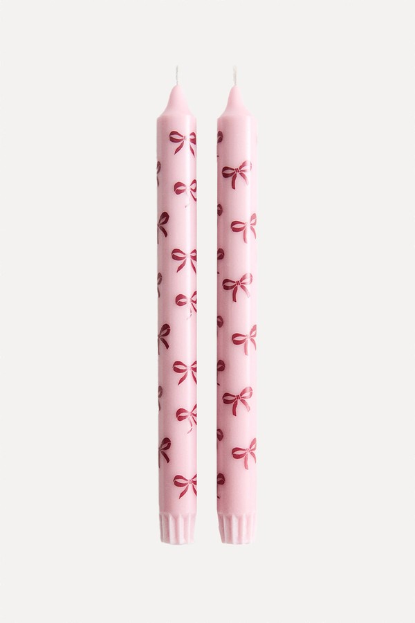 Set Of 2 Patterned Candles from H&M