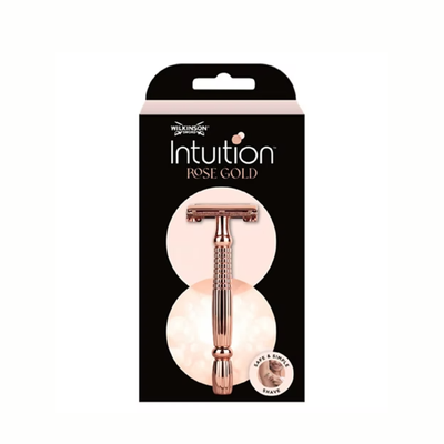 Intuition Rose Gold Handle & 10 Refills from Wilkinson Sword