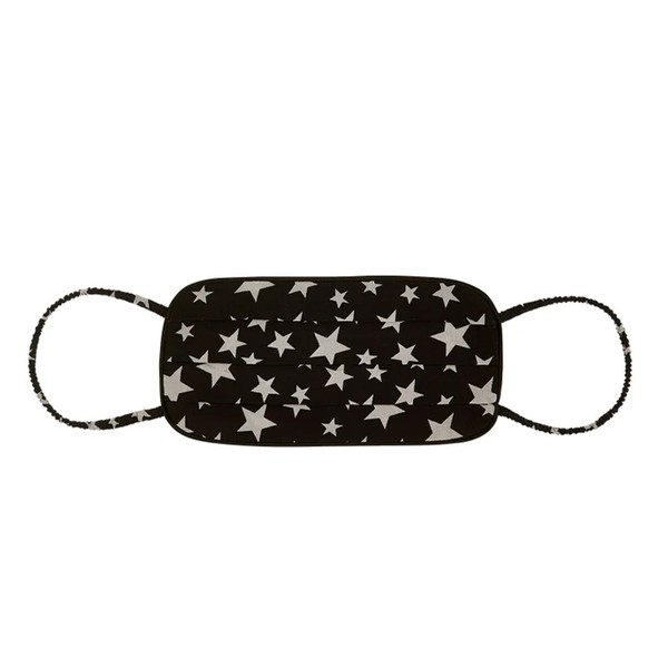 Star Print Silk Face Mask from Bella Freud