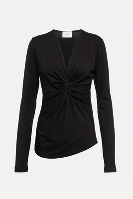 Lyss Ruched Jersey Top from Isabel Marant Etoile