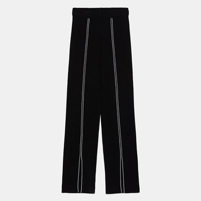 Trousers With Contrasting Piping from Zara