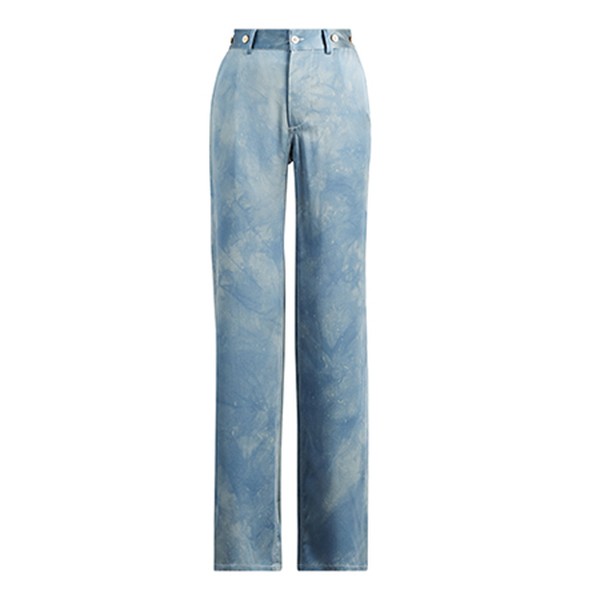 Silk Wide-Leg Pant