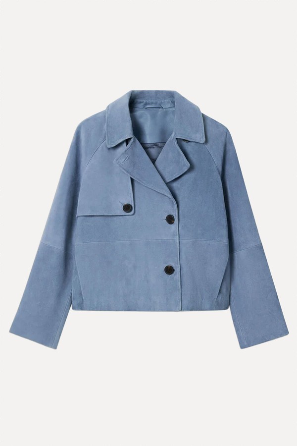 Suede Short Trench Jacket from Whistles